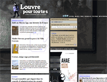 Tablet Screenshot of louvrepourtous.fr